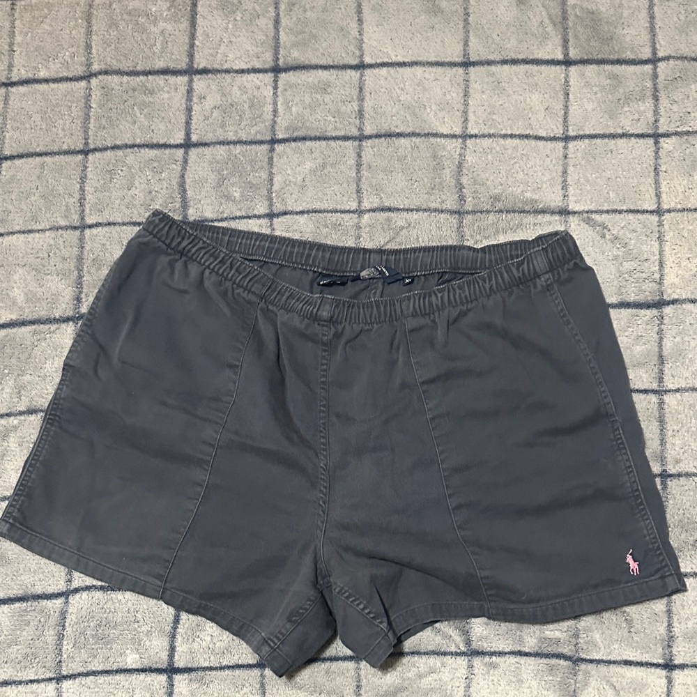 Polo by Ralph Lauren Women's Dark Gray Athletic Shorts